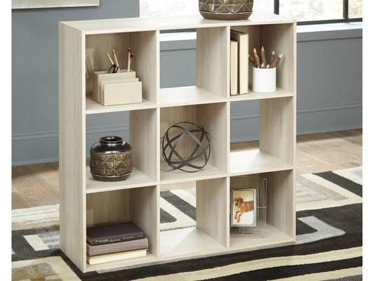 Signature Design by Ashley - Socalle Nine Cube Organizer in Natural - EA1864-3X3 veiw 2