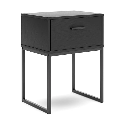 Signature Design by Ashley - Socalle One Drawer Night Stand in Black - EB1865-291 view 1