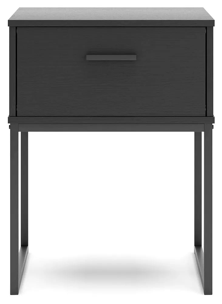 Signature Design by Ashley - Socalle One Drawer Night Stand in Black - EB1865-291 view 4