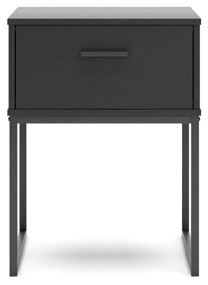 Signature Design by Ashley - Socalle One Drawer Night Stand in Black - EB1865-291 view 4