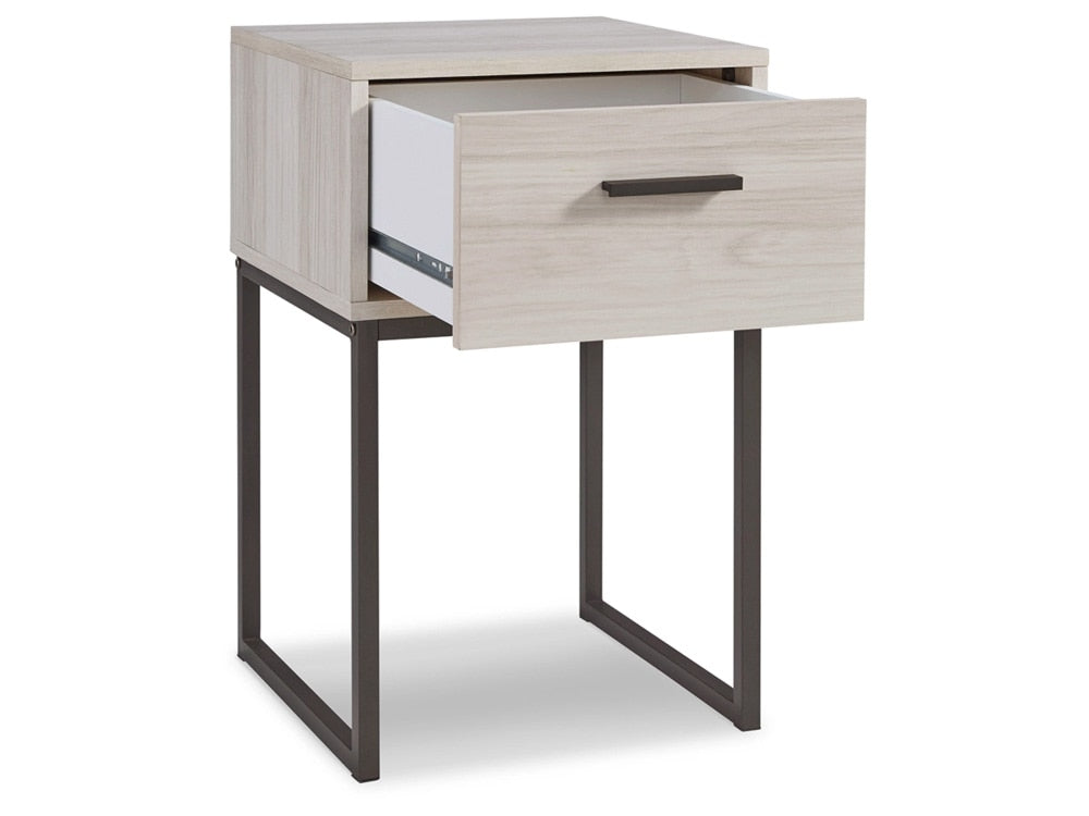Signature Design by Ashley - Socalle One Drawer Night Stand in Natural - EB1864-291 veiw 3
