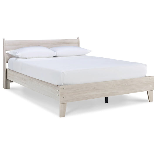 Signature Design by Ashley - Socalle Queen Panel Platform Bed in Natural veiw 1