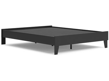 Signature Design by Ashley - Socalle Queen Platform Bed in Black - EB1865-113 veiw 3