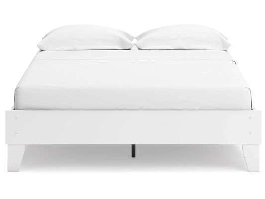 Signature Design by Ashley - Socalle Queen Platform Bed in White - EB1867-113 veiw 1
