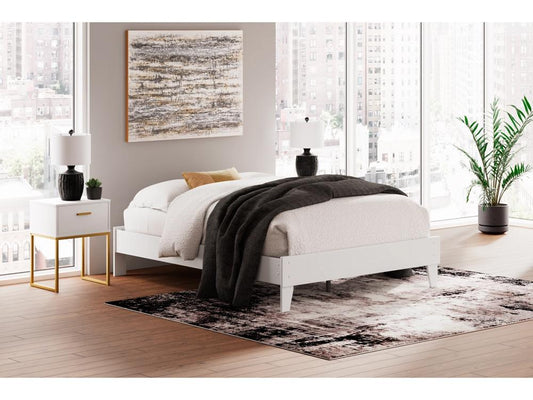 Signature Design by Ashley - Socalle Queen Platform Bed in White - EB1867-113 veiw 2