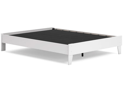 Signature Design by Ashley - Socalle Queen Platform Bed in White - EB1867-113 veiw 3