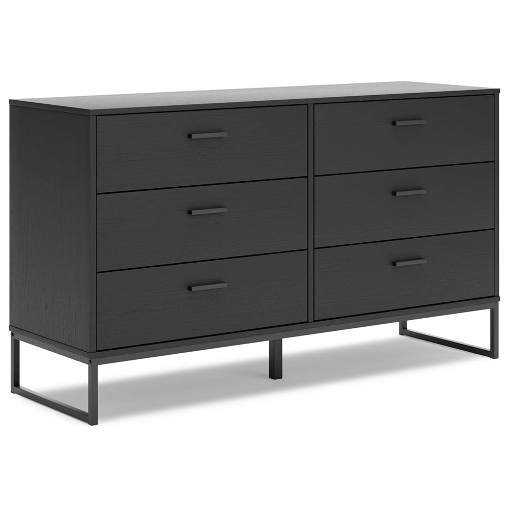 Signature Design by Ashley - Socalle Six Drawer Dresser in Black - EB1865-231 view 1