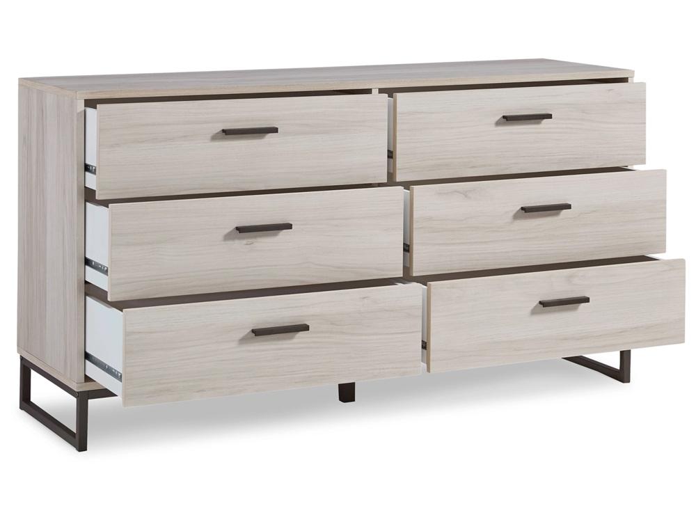 Signature Design by Ashley - Socalle Six Drawer Dresser in Natural - EB1864-231 veiw 3