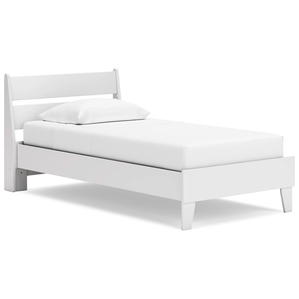 Signature Design by Ashley - Socalle Twin Panel Platform Bed in White veiw 1