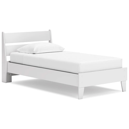 Signature Design by Ashley - Socalle Twin Panel Platform Bed in White veiw 1