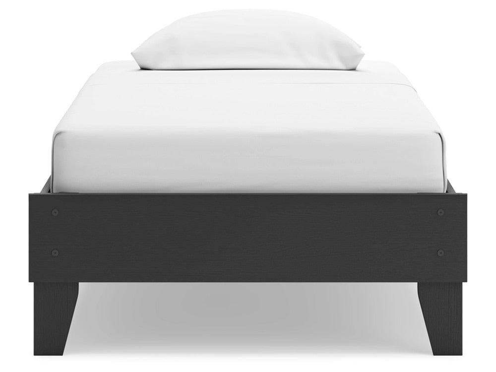 Signature Design by Ashley - Socalle Twin Platform Bed in Black - EB1865-111 veiw 4