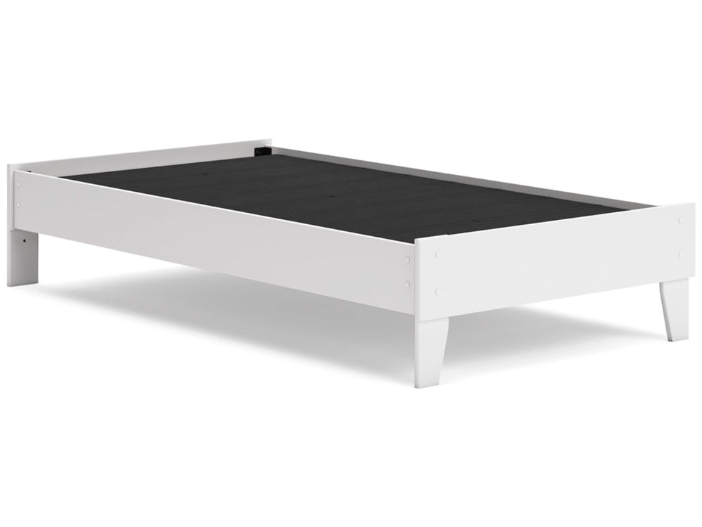 Signature Design by Ashley - Socalle Twin Platform Bed in White - EB1867-111 veiw 3