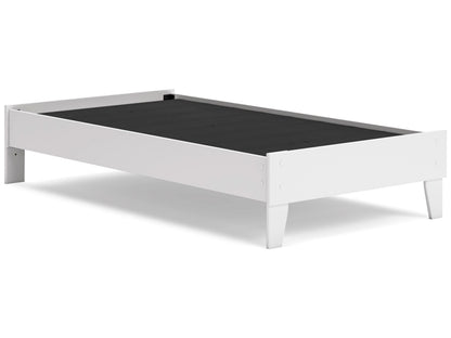 Signature Design by Ashley - Socalle Twin Platform Bed in White - EB1867-111 veiw 3