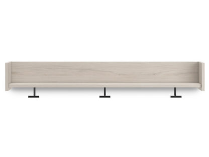 Signature Design by Ashley - Socalle Wall Mounted Coat Rack w/Shelf in Natural - EA1864-151 veiw 1