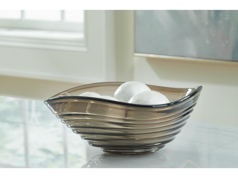Signature Design by Ashley - Solariston Bowl in Gray/Brown - A2900016 veiw 2