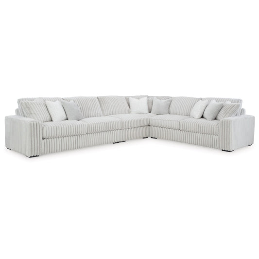 Signature Design by Ashley - Stupendous Fabric 4 Piece Sectional in Alloy veiw 1