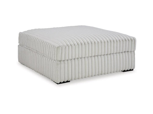 Signature Design by Ashley - Stupendous Oversized Accent Ottoman in Alloy - 2590308 veiw 1
