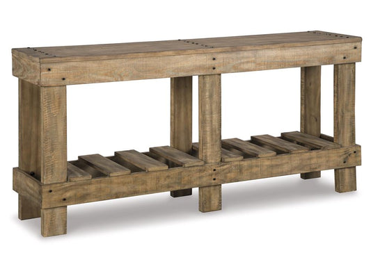 Signature Design by Ashley - Susandeer Console Sofa Table in Brown - A4000219 veiw 1