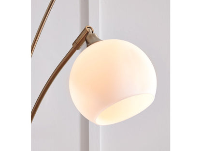 Signature Design by Ashley - Taliya METAL ARC LAMP in Champagne/White - L725119 veiw 3