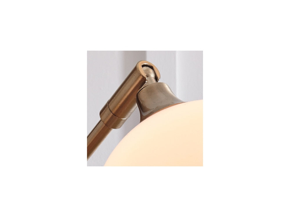 Signature Design by Ashley - Taliya METAL ARC LAMP in Champagne/White - L725119 veiw 4