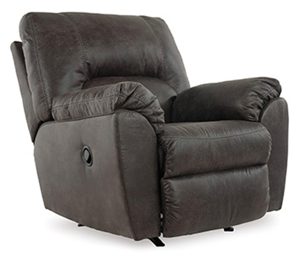 Signature Design by Ashley - Tambo Rocker Recliner in Pewter - 2780125