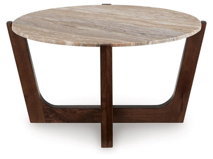 Signature Design by Ashley - Tanidore Coffee Table in Warm Brown - T667-8 veiw 1