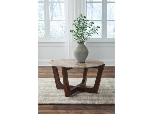 Signature Design by Ashley - Tanidore Coffee Table in Warm Brown - T667-8 veiw 2