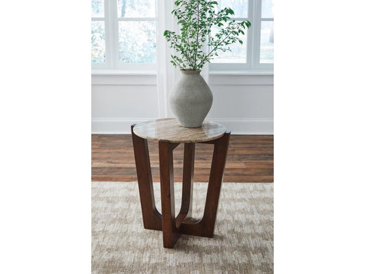 Signature Design by Ashley - Tanidore End Table in Warm Brown - T667-6 veiw 2