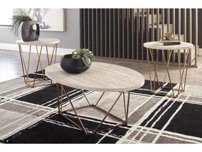 Signature Design by Ashley - Taric Occasional Table (Set of 3) in Two-Tone - T385-13 veiw 2