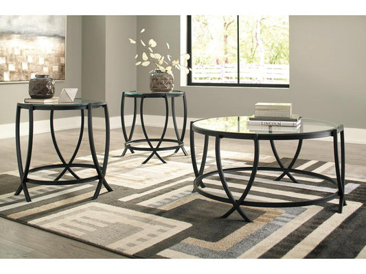 Signature Design by Ashley - Tarrin Occasional Table (Set of 3) in Black - T115-13 veiw 2