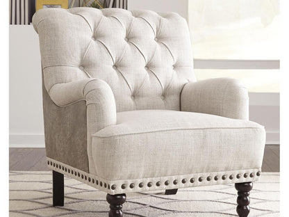 Signature Design by Ashley - Tartonelle Accent Chair in Ivory/Tauple - A3000053 veiw 2