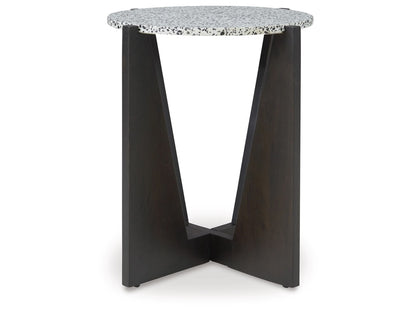 Signature Design by Ashley - Tellrich Accent Table in Black/White - A4000616 veiw 1