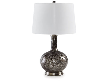 Signature Design by Ashley - Tenslow Glass Table Lamp in Antique Black - L430844 veiw 1