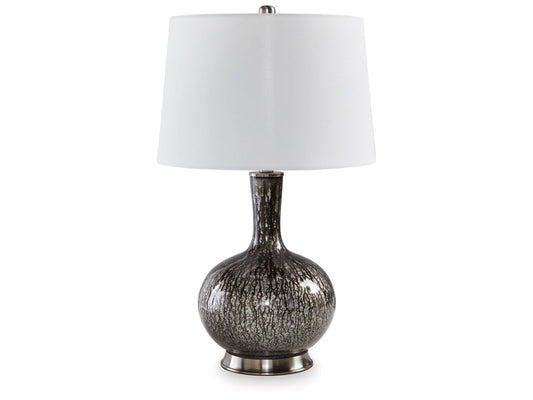 Signature Design by Ashley - Tenslow Glass Table Lamp in Antique Black - L430844 veiw 1
