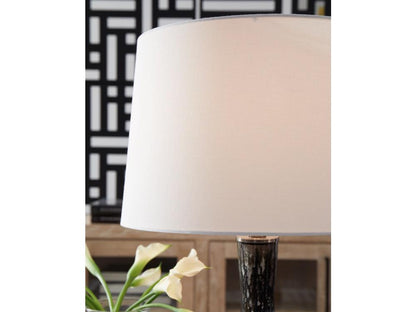 Signature Design by Ashley - Tenslow Glass Table Lamp in Antique Black - L430844 veiw 3
