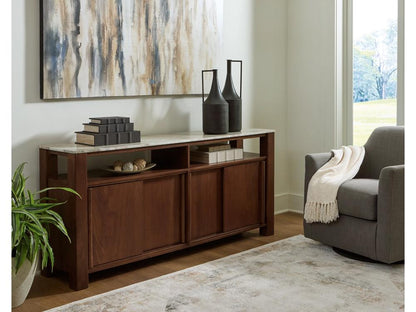 Signature Design by Ashley - Tobinville Accent Cabinet in Dark Brown - A4000673 veiw 2