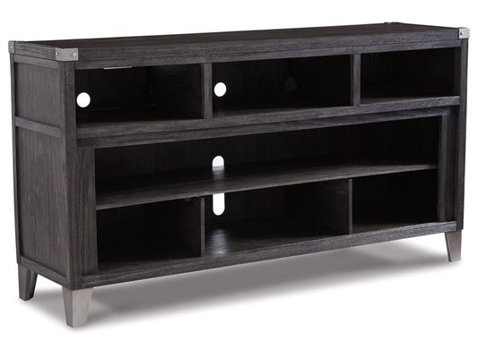 Signature Design by Ashley - Todoe Lg Tv Stand W/Fireplace Option in Gray - W901-68 veiw 1