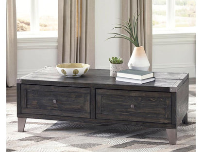Signature Design by Ashley - Todoe Lift Top Cocktail Table in Gray - T901-9 veiw 2