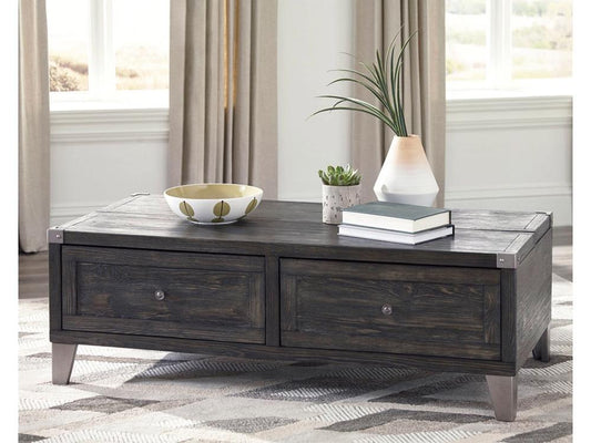 Signature Design by Ashley - Todoe Lift Top Cocktail Table in Gray - T901-9 veiw 2