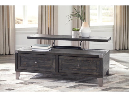 Signature Design by Ashley - Todoe Lift Top Cocktail Table in Gray - T901-9 veiw 3