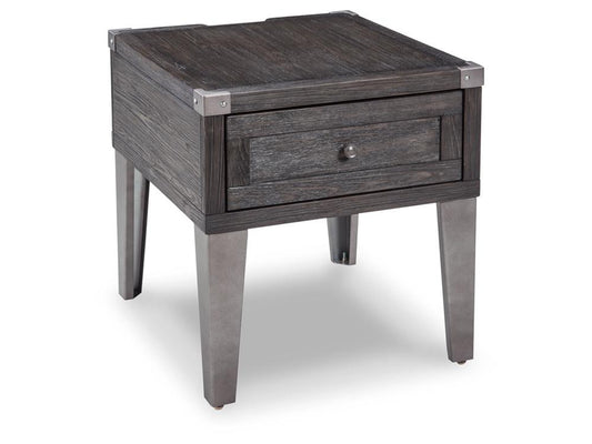 Signature Design by Ashley - Todoe Rectangular End Table in Gray - T901-3 veiw 1