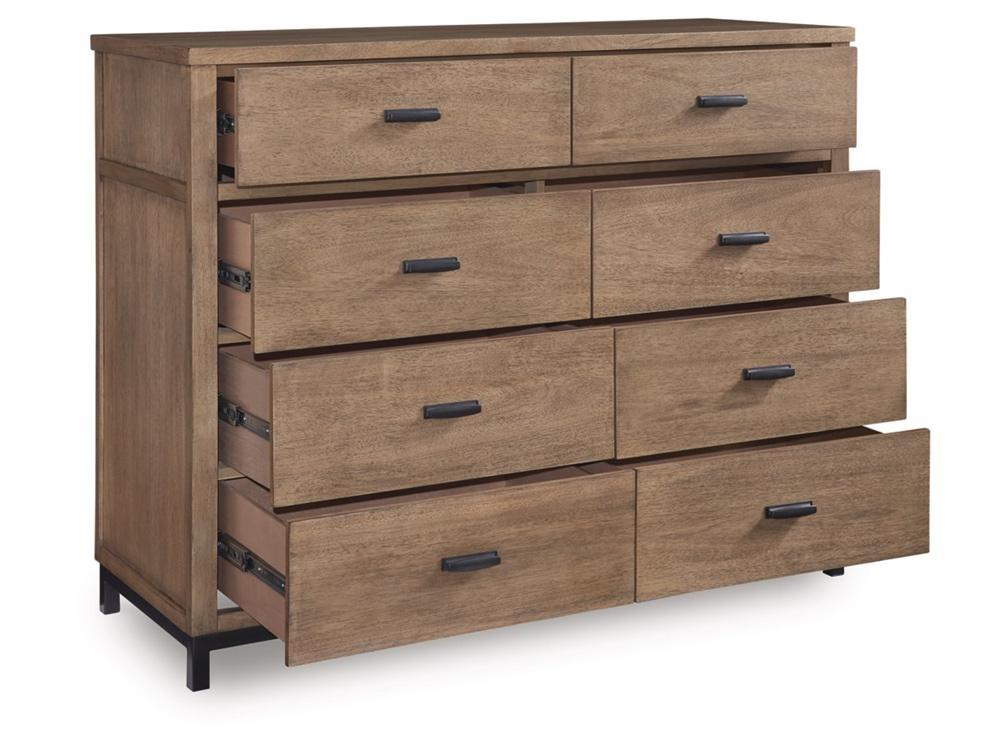 Signature Design by Ashley - Tomtyn Dresser in Light Brown - B622-31 veiw 2