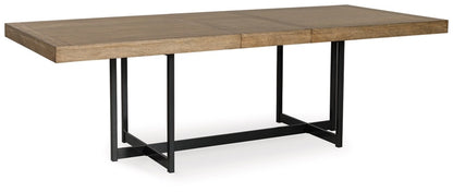 Signature Design by Ashley - Tomtyn RECT Dining Room EXT Table in Light Brown - D622-35 veiw 1