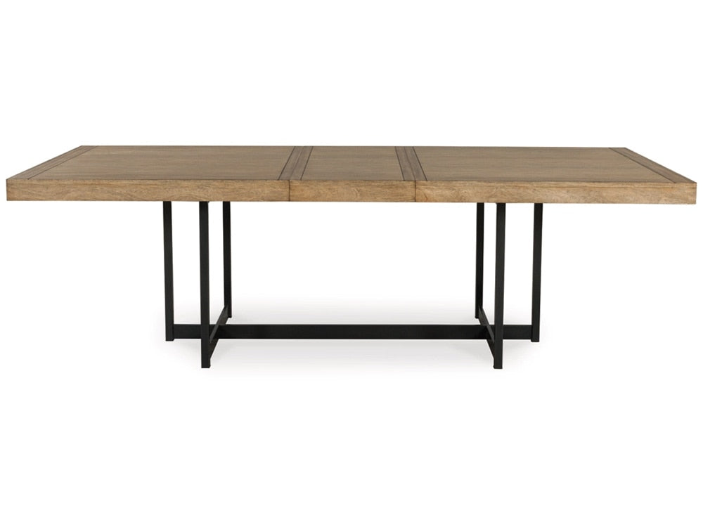 Signature Design by Ashley - Tomtyn RECT Dining Room EXT Table in Light Brown - D622-35 veiw 3