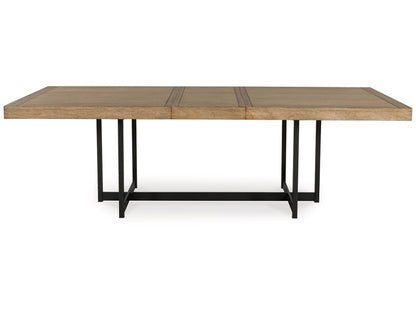 Signature Design by Ashley - Tomtyn RECT Dining Room EXT Table in Light Brown - D622-35 veiw 3