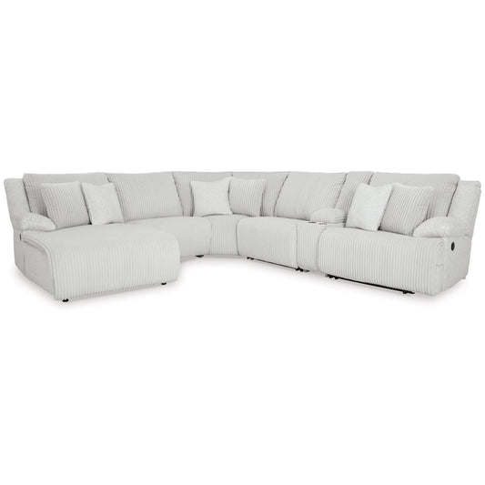 Signature Design by Ashley - Top Tier 6-Piece Reclining Sectional With Chaise in Alloy veiw 1