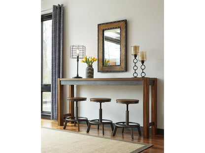 Signature Design by Ashley - Torjin Long Counter Table in Brown/Gray - D440-52 veiw 3