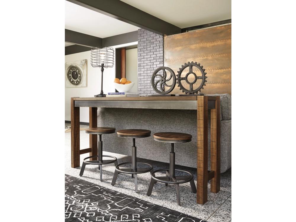 Signature Design by Ashley - Torjin Stool (Set Of 2) in Brown/Gray - D440-024 veiw 3
