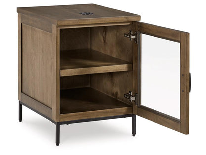 Signature Design by Ashley - Torlanta Chair Side End Table in Brown - T686-7 veiw 3