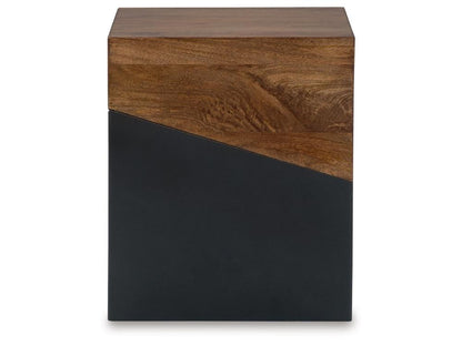 Signature Design by Ashley - Trailbend Accent Table in Brown/Gunmetal - A4000311 veiw 3